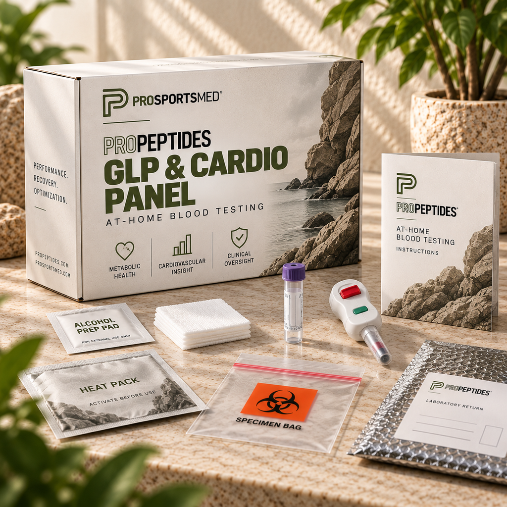 PRO GLP & Cardio Panel | 25 Biomarkers | At-Home Blood Testing