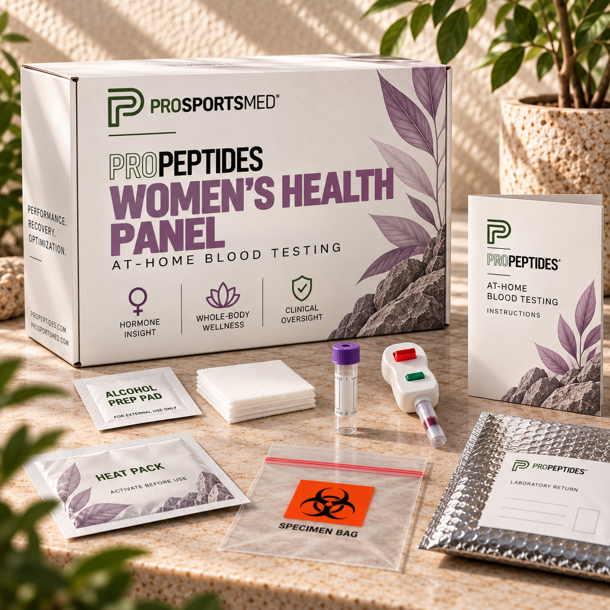 PRO Women's Health Panel | 15 Biomarkers | At-Home Testing – Pro Peptides