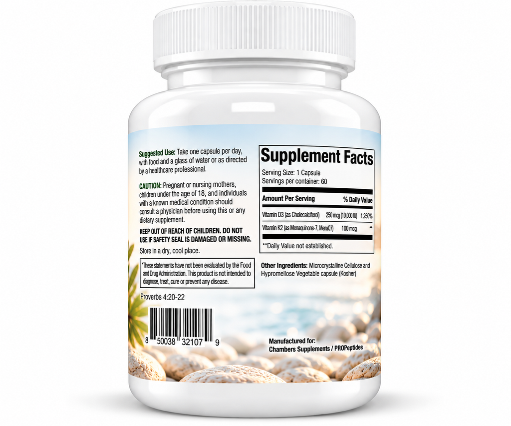 Vitamin D3 10,000 IU | High-Potency Daily Vitamin D Support | 60 Capsules