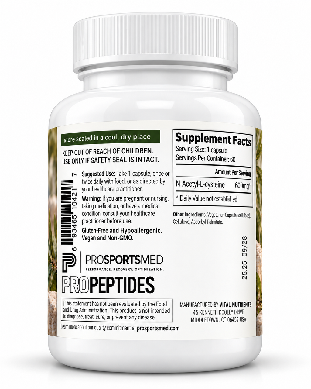 PRO NAC 600 mg | Glutathione & Antioxidant Support