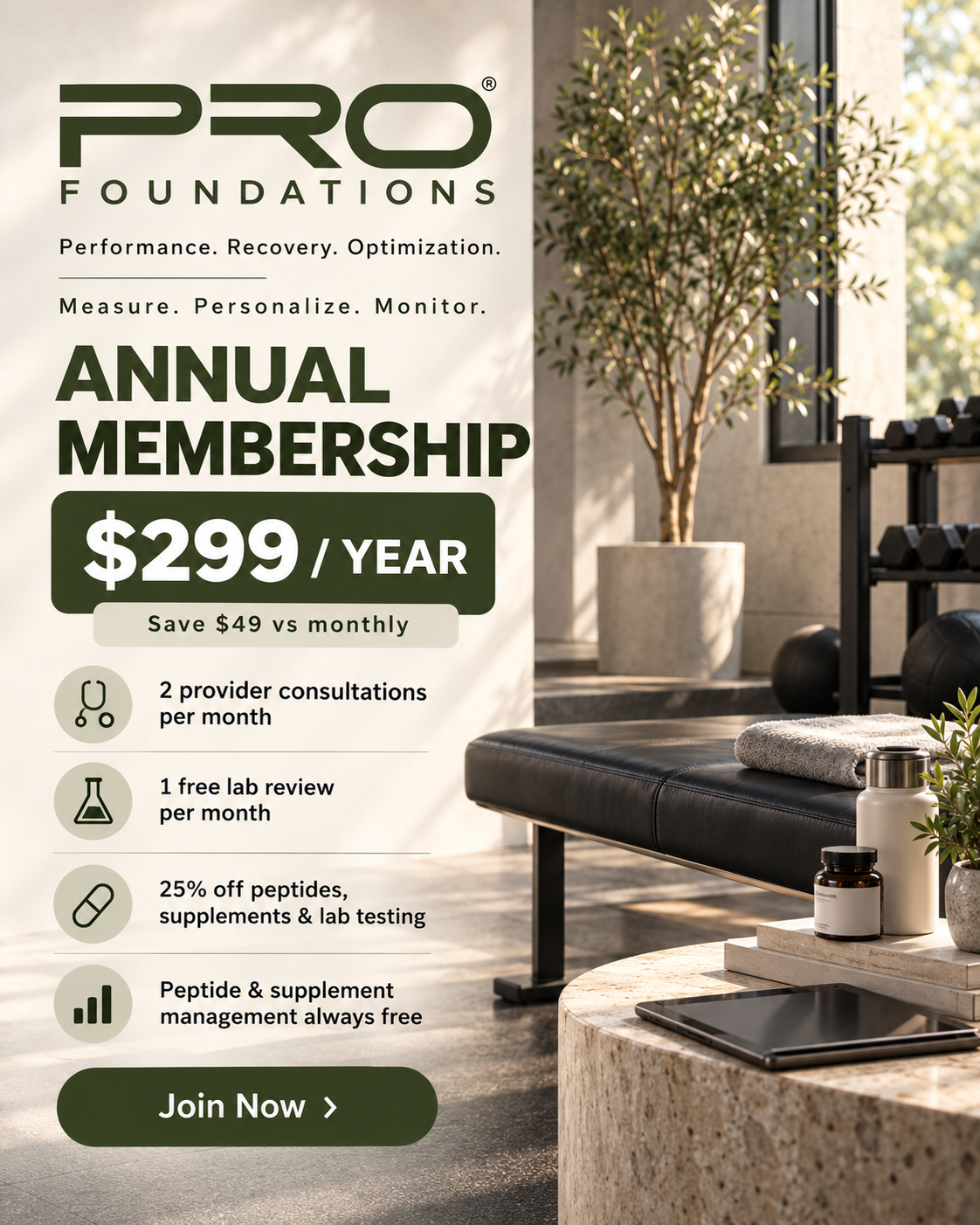 PRO Foundations | Annual Health & Performance Membership – $299/Year