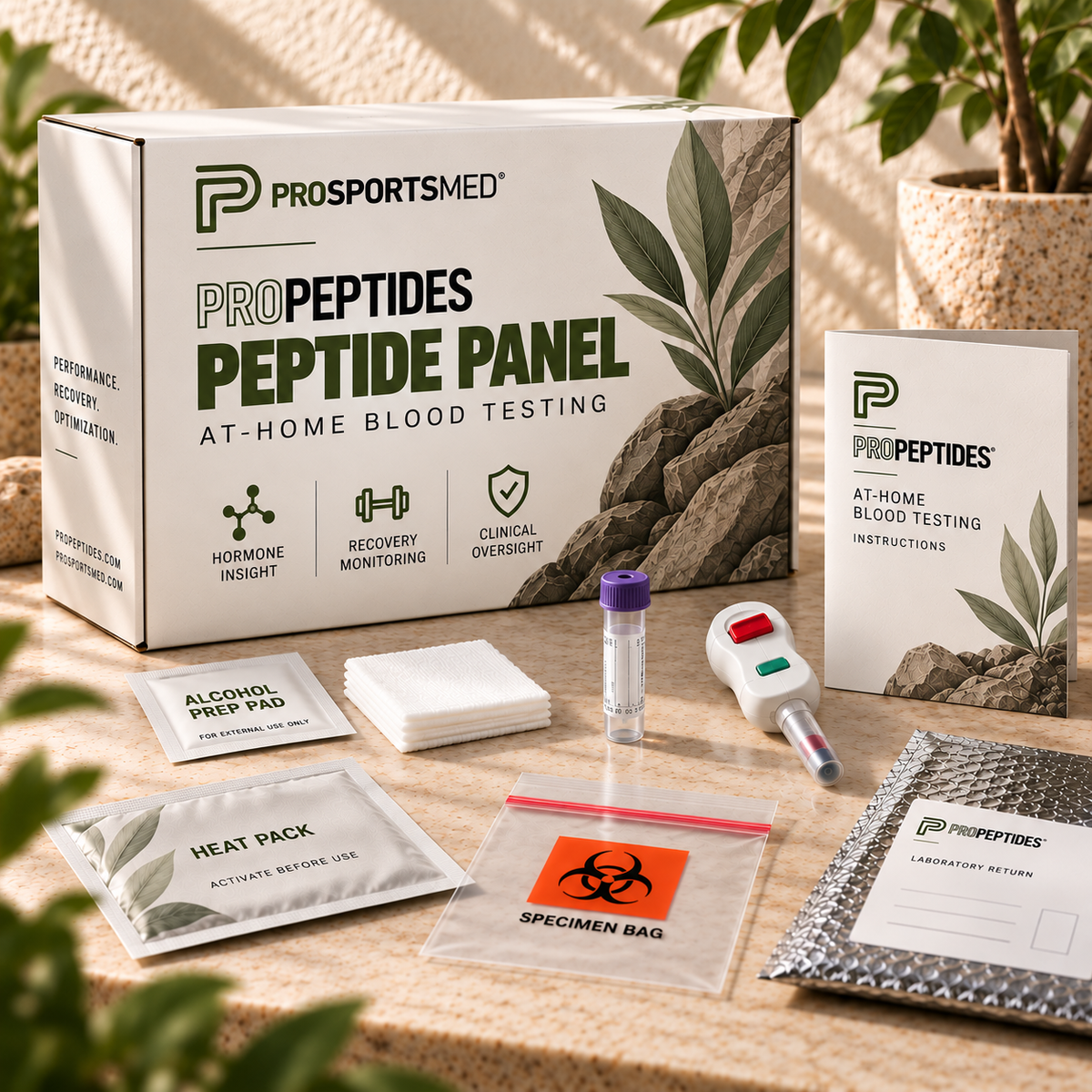 PRO Peptide Panel | 25 Biomarker At-Home Blood Testing