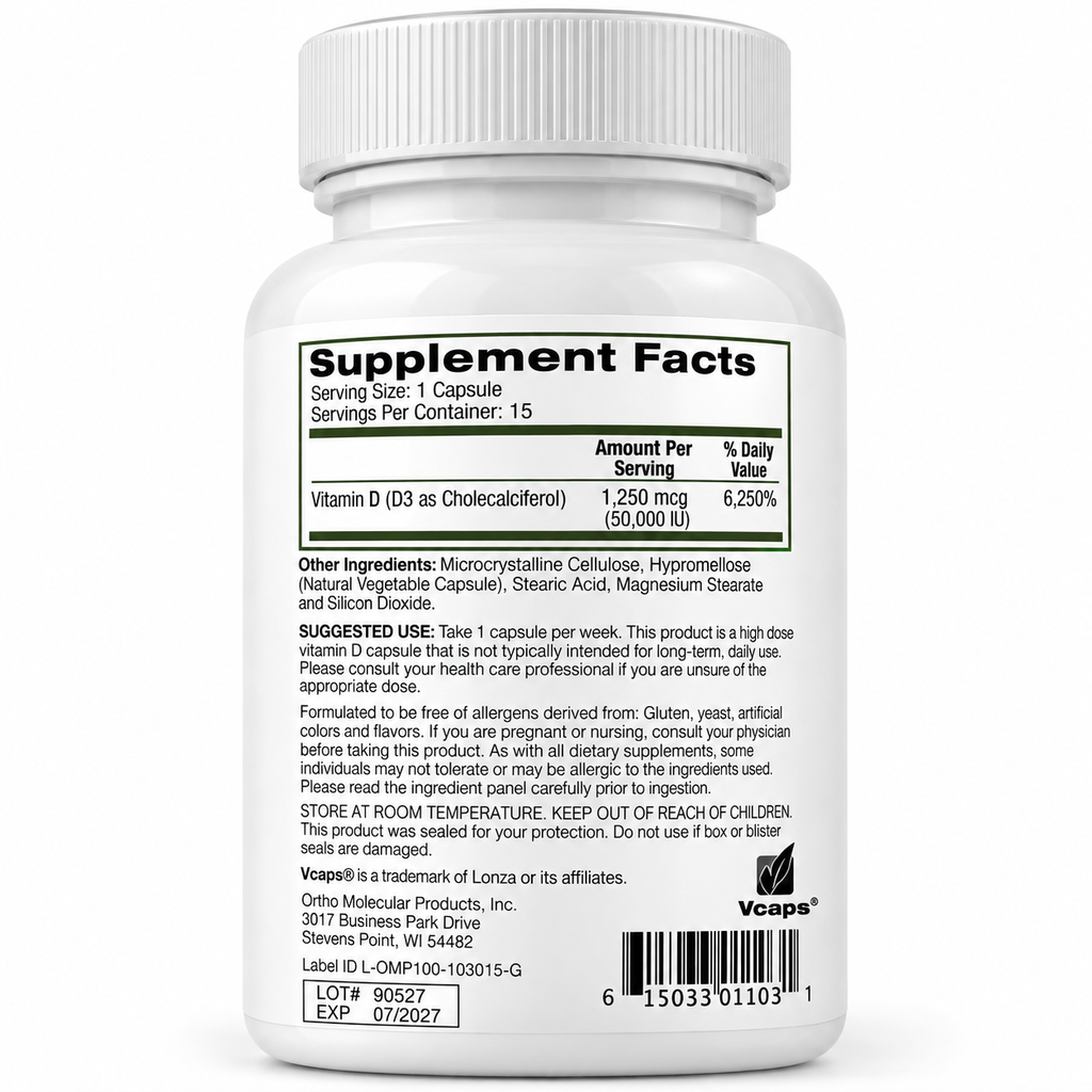 Vitamin D3 50k IU