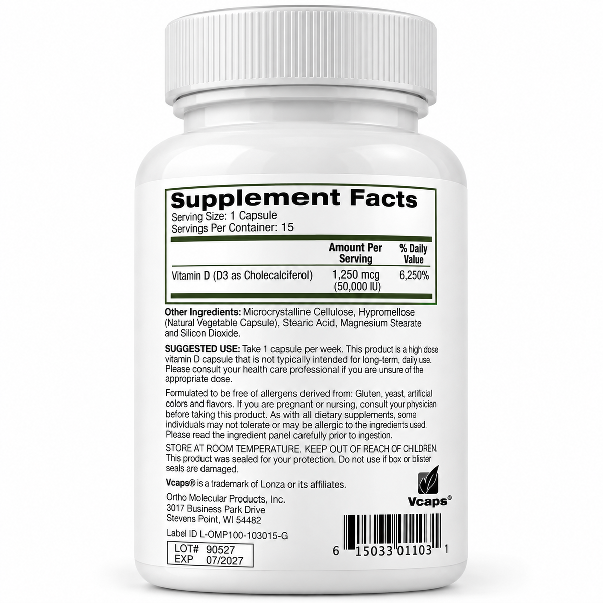 Vitamin D3 50k IU